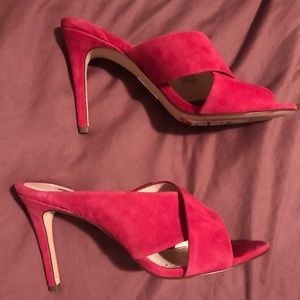Pink Mule Heels - Louise Et Cie